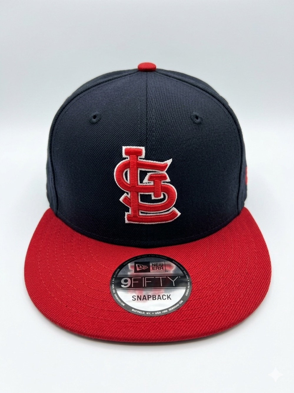New Era 9FIFTY St. Louis Cardinals Snapback Hat Navy Red MLB Cap OSFM